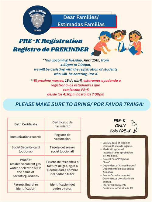 PK Registration